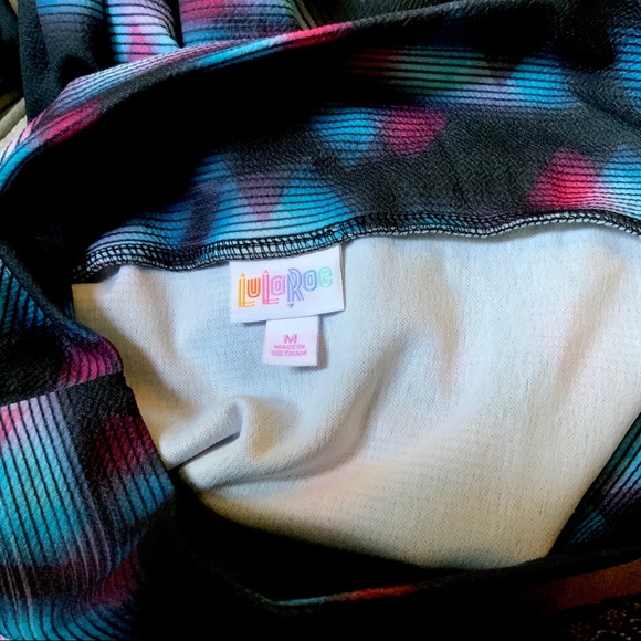 LuLa Roe geometric pattern pencil skirt stretchy M - Picture 4 of 4